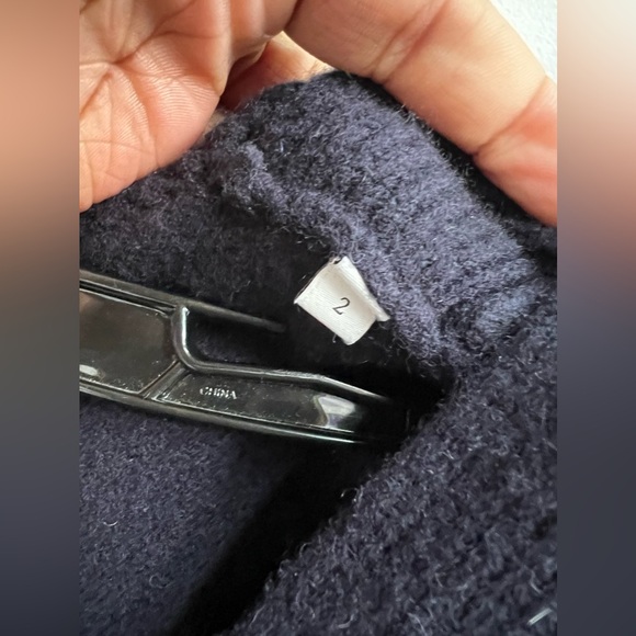 Sandro Jill Spread Collared Wool Sweater size 2 - Picture 6 of 8